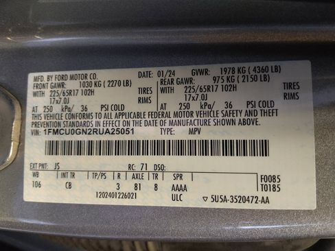 Used 2024 Ford Escape Active image 33