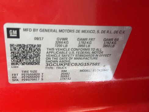 Used 2018 Chevrolet Silverado 1500 Custom w/ Custom Value Package image 16