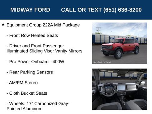 New 2026 Ford Bronco Big Bend AWD/4WD image 13