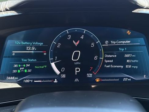Used 2024 Chevrolet Corvette Stingray Preferred Cpe w/ Battery Protection Package RWD image 13