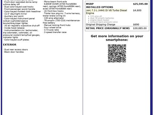 Used 2000 Ford F250 4x4 SuperCab Super Duty image 3