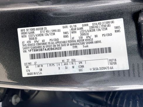 Used 2018 Ford F350 Lariat w/ Lariat Ultimate Package image 35