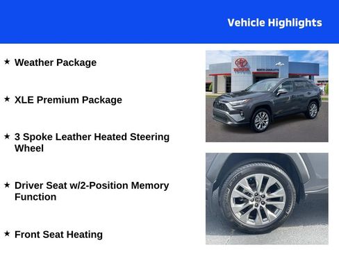 Used 2025 Toyota RAV4 XLE Premium w/ Weather Package AWD/4WD image 4