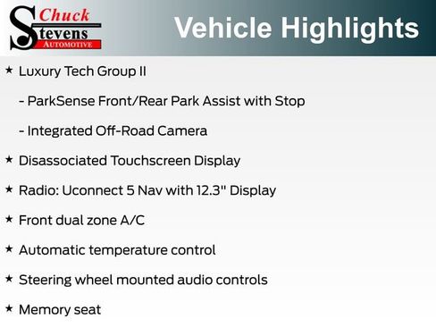 New 2026 Jeep Grand Cherokee L Limited w/ Luxury Tech Group II RWD image 27