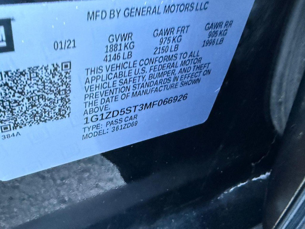 Used 2021 Chevrolet Malibu LT FWD image 23