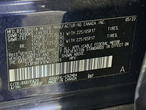 Used 2023 Toyota RAV4 XLE AWD/4WD image 12