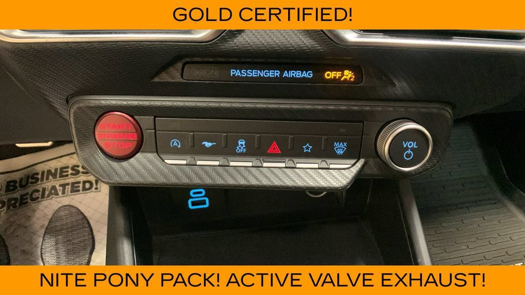 Certified 2025 Ford Mustang GT Premium w/ Mustang Nite Pony Package RWD image 33