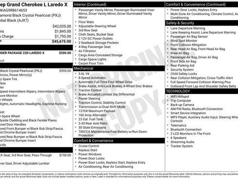 Used 2024 Jeep Grand Cherokee L Laredo AWD/4WD image 10