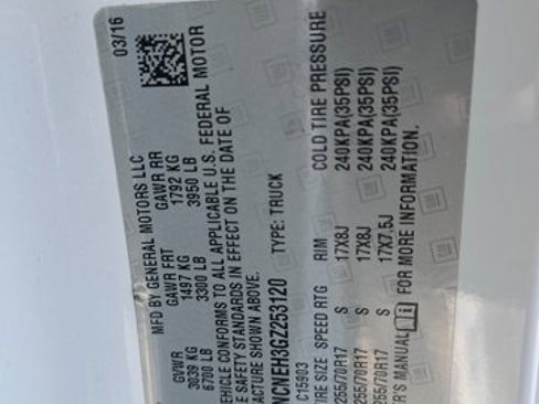 Used 2016 Chevrolet Silverado 1500 W/T image 15