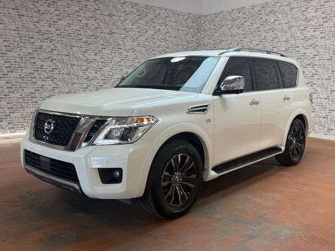 Used 2019 Nissan Armada Platinum w/ Captain's Chairs Package RWD image 3