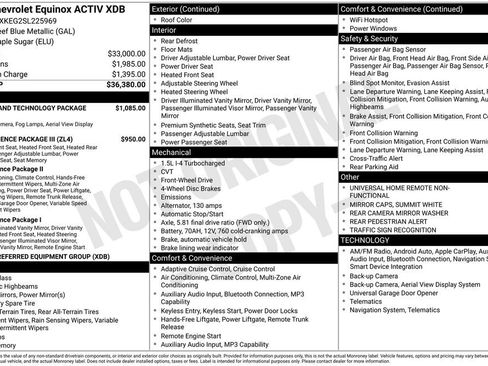 Used 2025 Chevrolet Equinox ACTIV w/ Safety and Technology Package image 38