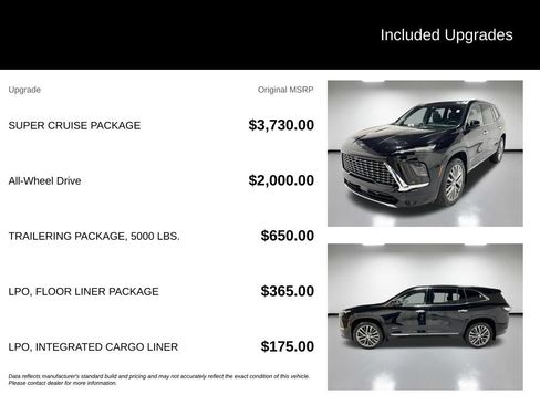 Used 2025 Buick Enclave Avenir w/ Super Cruise Package AWD/4WD image 7