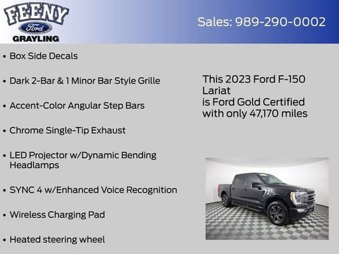 Used 2023 Ford F150 Lariat w/ Equipment Group 502A High AWD/4WD image 28