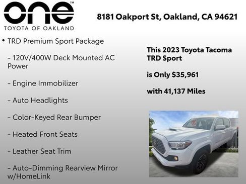 Used 2023 Toyota Tacoma TRD Sport image 5