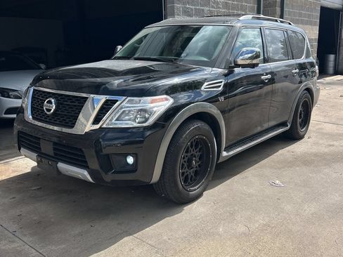 Used 2018 Nissan Armada Platinum w/ Captain Seat Package AWD/4WD image 2
