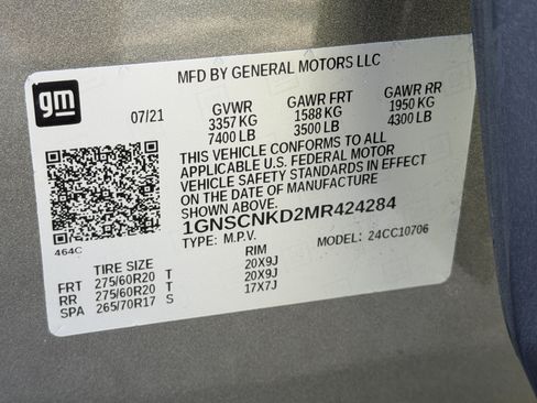 Used 2021 Chevrolet Tahoe LT RWD image 37
