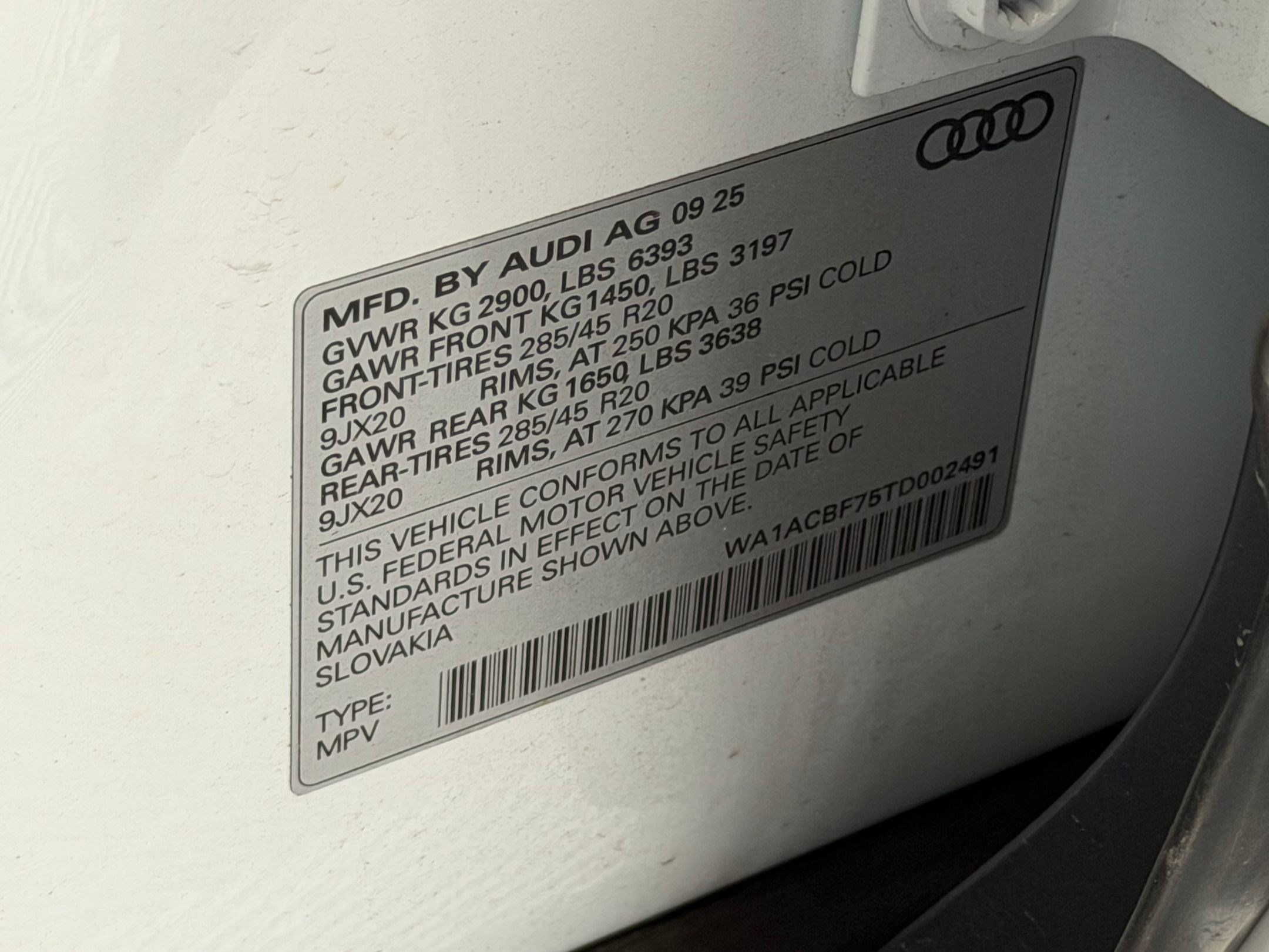 Certified 2026 Audi Q7 2.0T Premium w/ Convenience Plus Package AWD/4WD image 27