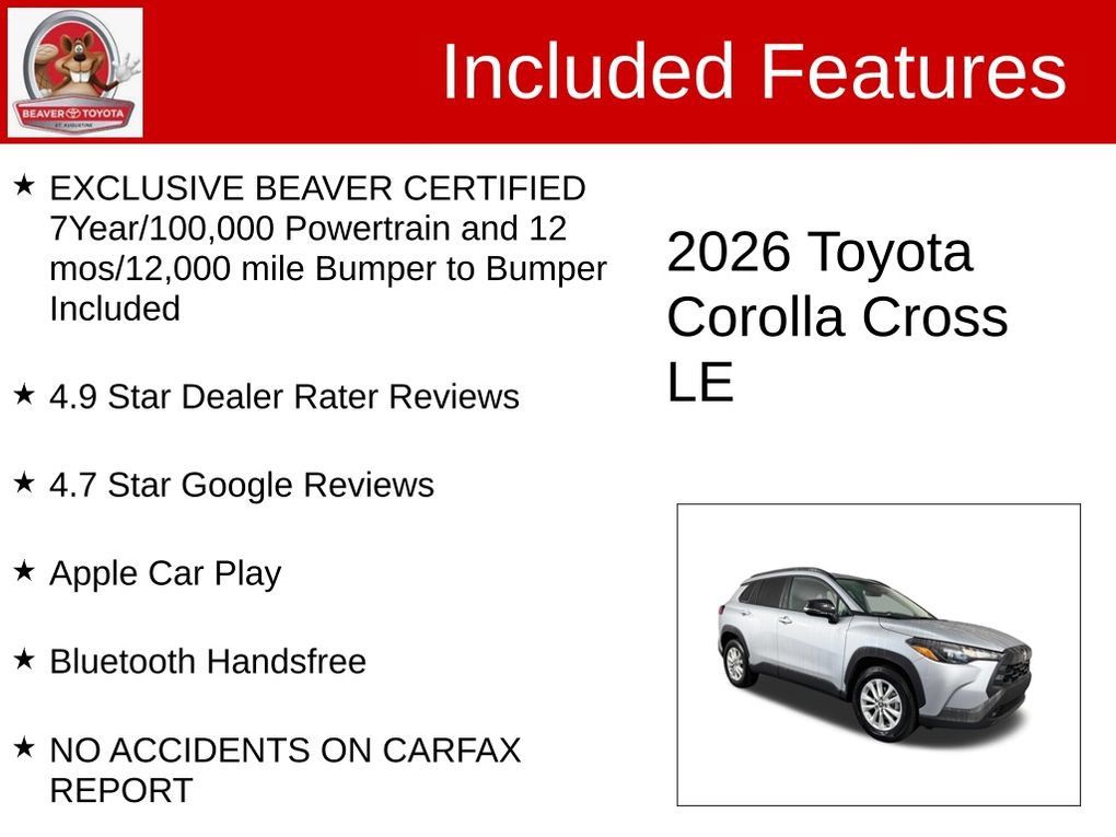 Used 2026 Toyota Corolla Cross LE FWD image 4