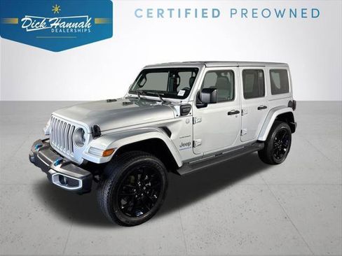 Certified 2023 Jeep Wrangler Unlimited Sahara w/ Cold Weather Group AWD/4WD image 1