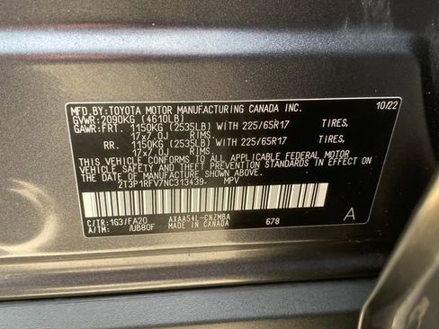 Used 2022 Toyota RAV4 XLE w/ Convenience Package AWD/4WD image 35