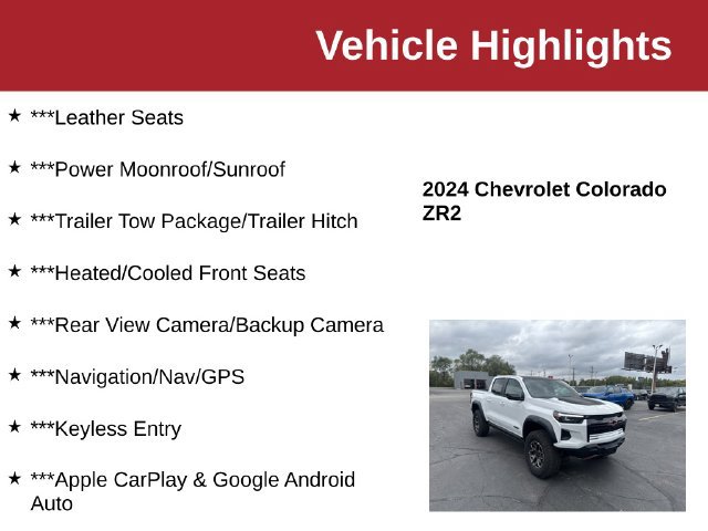 Used 2024 Chevrolet Colorado ZR2 w/ ZR2 Convenience Package III AWD/4WD image 10