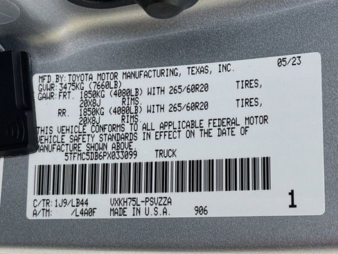 Used 2023 Toyota Tundra 1794 Edition image 31