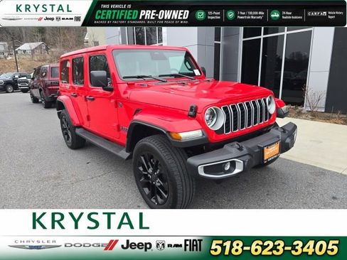 Certified 2025 Jeep Wrangler Unlimited Sahara AWD/4WD image 1