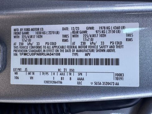 Used 2024 Ford Escape FWD image 35