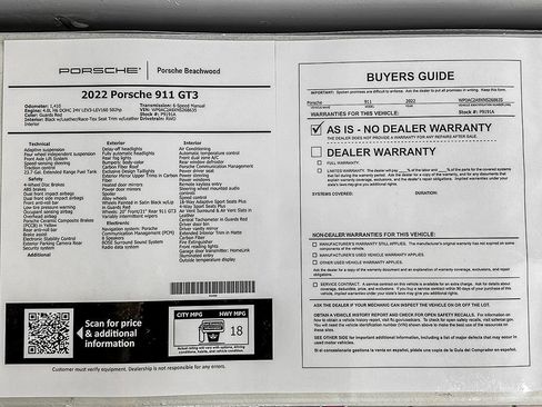 Used 2022 Porsche 911 GT3 RWD image 40