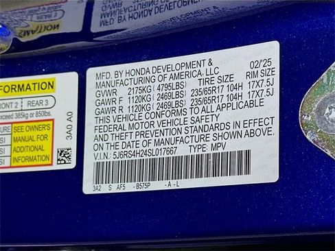 Certified 2025 Honda CR-V LX image 30