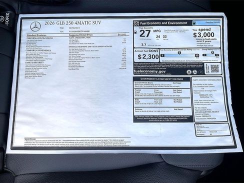 New 2026 Mercedes-Benz GLB 250 4MATIC image 19