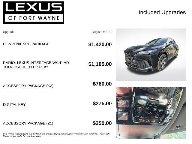 Used 2024 Lexus RX 350 Premium w/ Convenience Package AWD/4WD image 4
