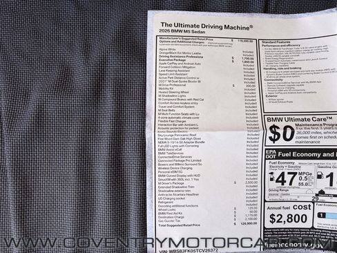 Used 2026 BMW M5 w/ M Driver's Package AWD/4WD image 19