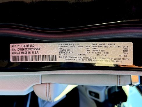 Used 2021 Jeep Grand Cherokee L Overland w/ Luxury Tech Group IV image 41