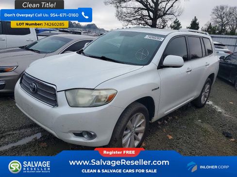 Used 2009 Toyota Highlander 4WD Hybrid image 1