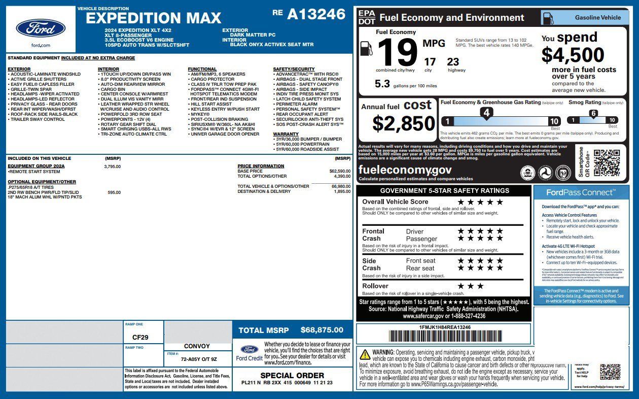Used 2024 Ford Expedition Max XLT RWD image 5