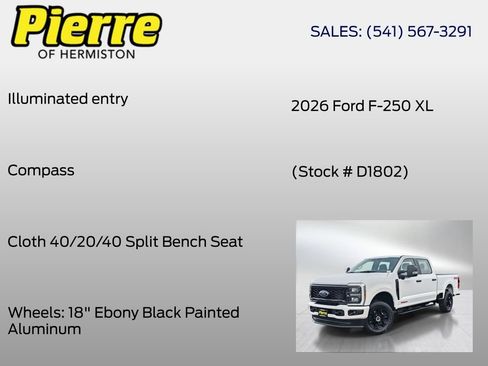New 2026 Ford F250 XL w/ STX Appearance Package AWD/4WD image 30