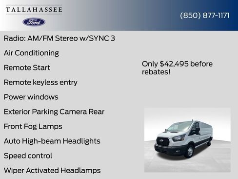 New 2024 Ford Transit 350 148 Low Roof w/ Exterior Upgrade Package image 25