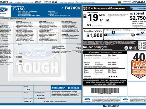 Used 2018 Ford F150 Limited w/ Trailer Tow Package AWD/4WD image 3