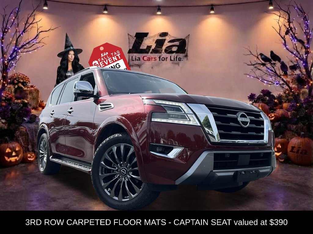 Certified 2023 Nissan Armada Platinum w/ Captain's Chairs Package AWD/4WD image 3