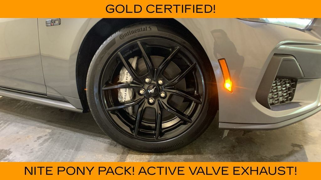 Certified 2025 Ford Mustang GT Premium w/ Mustang Nite Pony Package RWD image 9