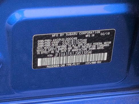 Used 2018 Subaru WRX Limited image 37