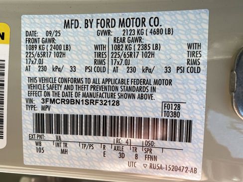 New 2025 Ford Bronco Sport Big Bend w/ Convenience Package AWD/4WD image 51