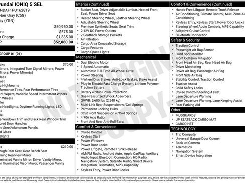 Used 2023 Hyundai Ioniq 5 SEL AWD/4WD image 3