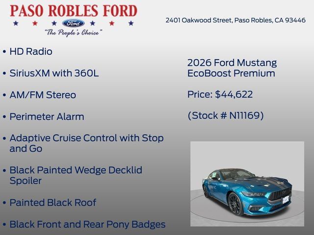 New 2026 Ford Mustang Premium RWD image 18