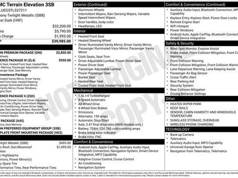New 2026 GMC Terrain Elevation w/ Elevation Premium Package AWD/4WD image 26