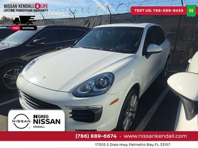 Used 2017 Porsche Cayenne Platinum Edition w/ Premium Package (PJV)
