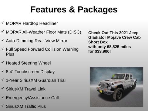 Used 2021 Jeep Gladiator Mojave AWD/4WD image 17