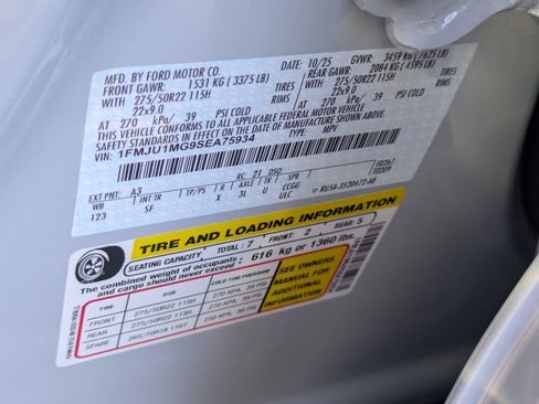 New 2025 Ford Expedition Platinum w/ Platinum Ultimate Package image 44