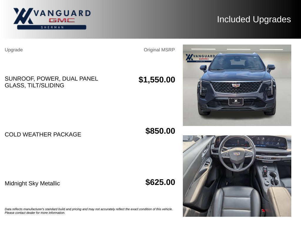 Used 2025 Cadillac XT4 Premium Luxury w/ Cold Weather Package FWD image 9